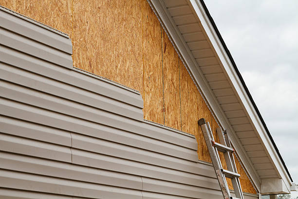 Professional Siding Repair technician working in Rockville, IN